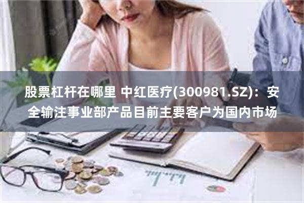 股票杠杆在哪里 中红医疗(300981.SZ)：安全输注事业部产品目前主要客户为国内市场