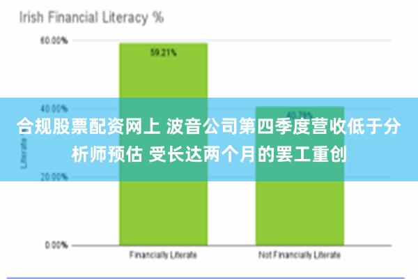 合规股票配资网上 波音公司第四季度营收低于分析师预估 受长达两个月的罢工重创