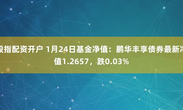 股指配资开户 1月24日基金净值：鹏华丰享债券最新净值1.2657，跌0.03%